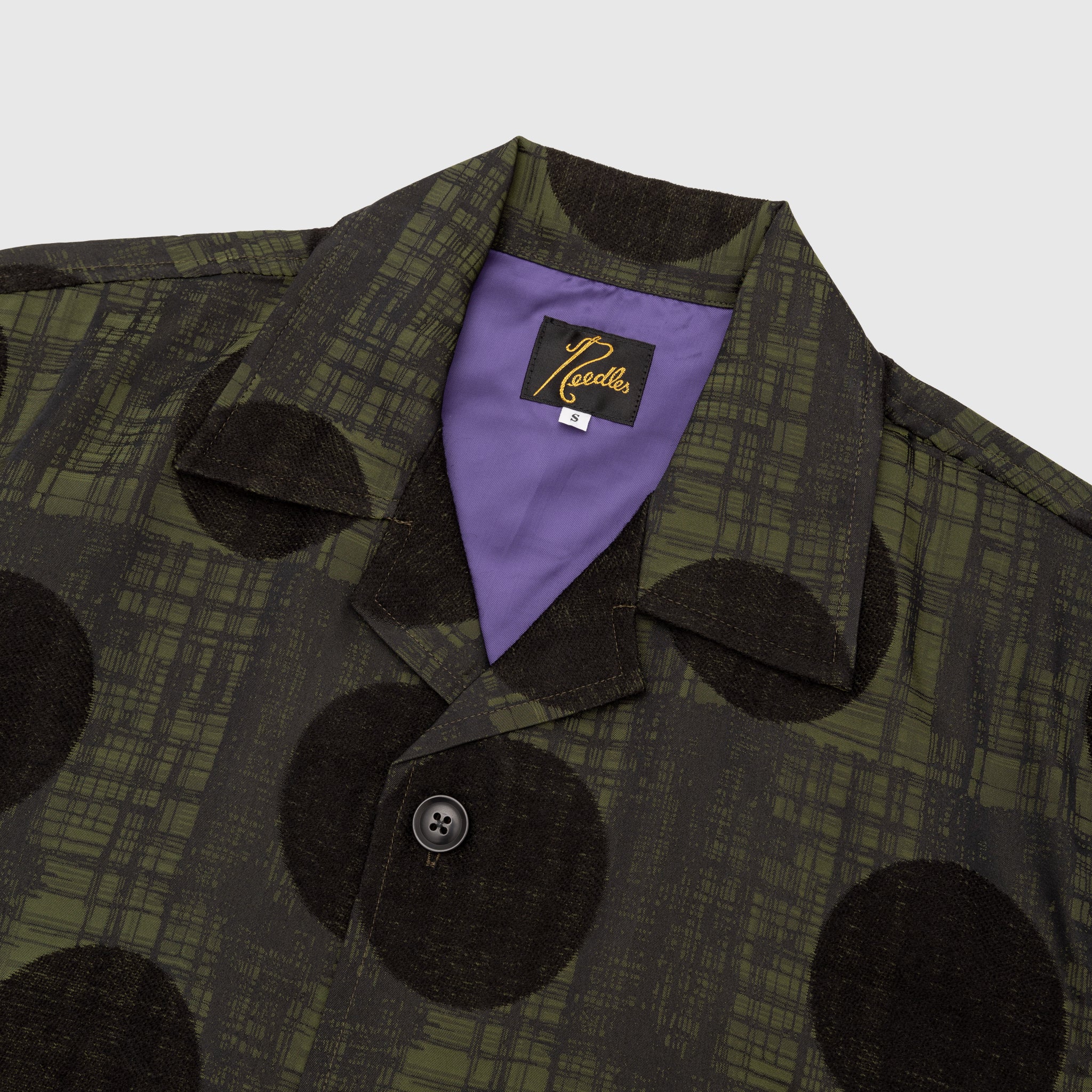 PLAID & POLKDOT JAQUARD CABANA SHIRT - Image 2