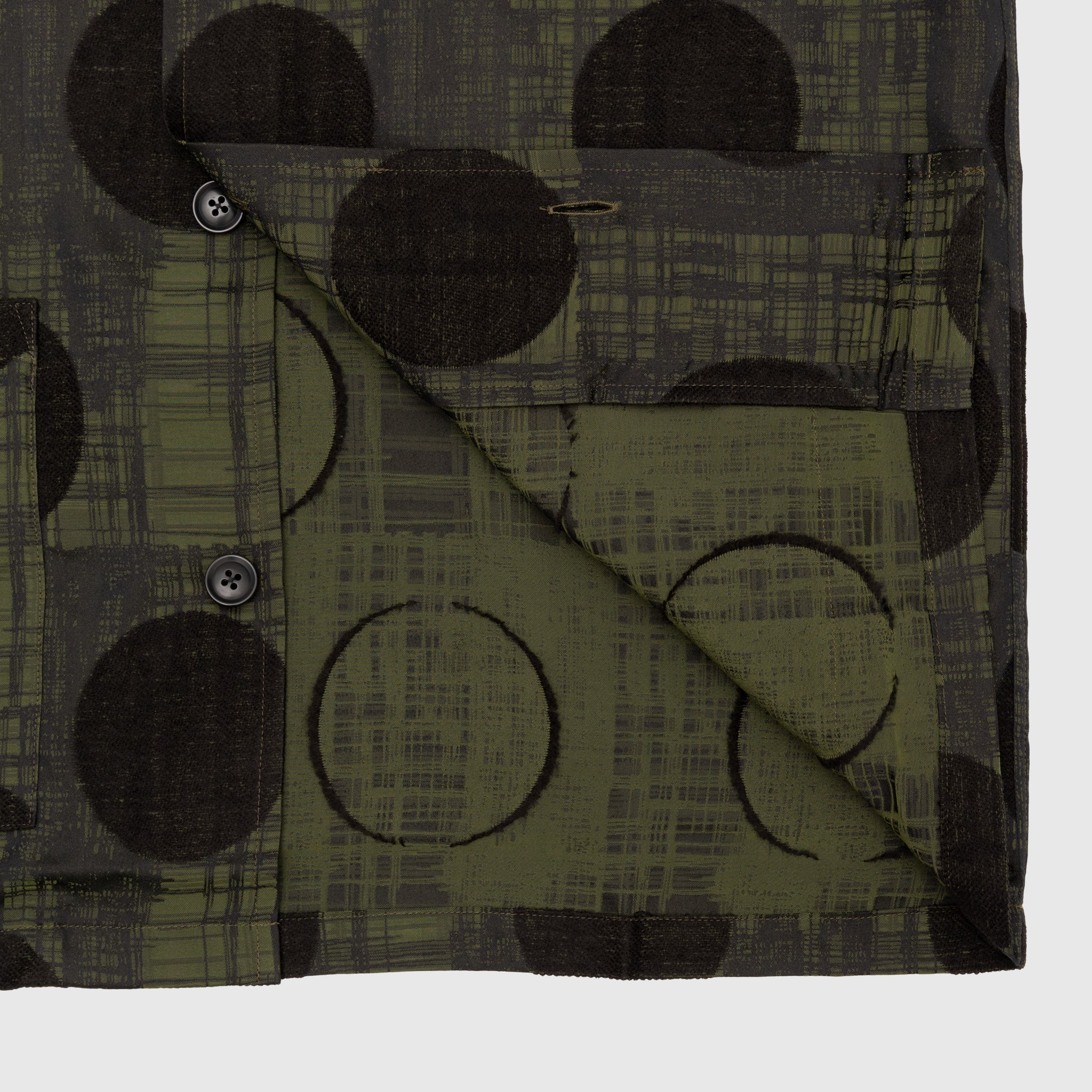 PLAID & POLKDOT JAQUARD CABANA SHIRT - Image 4
