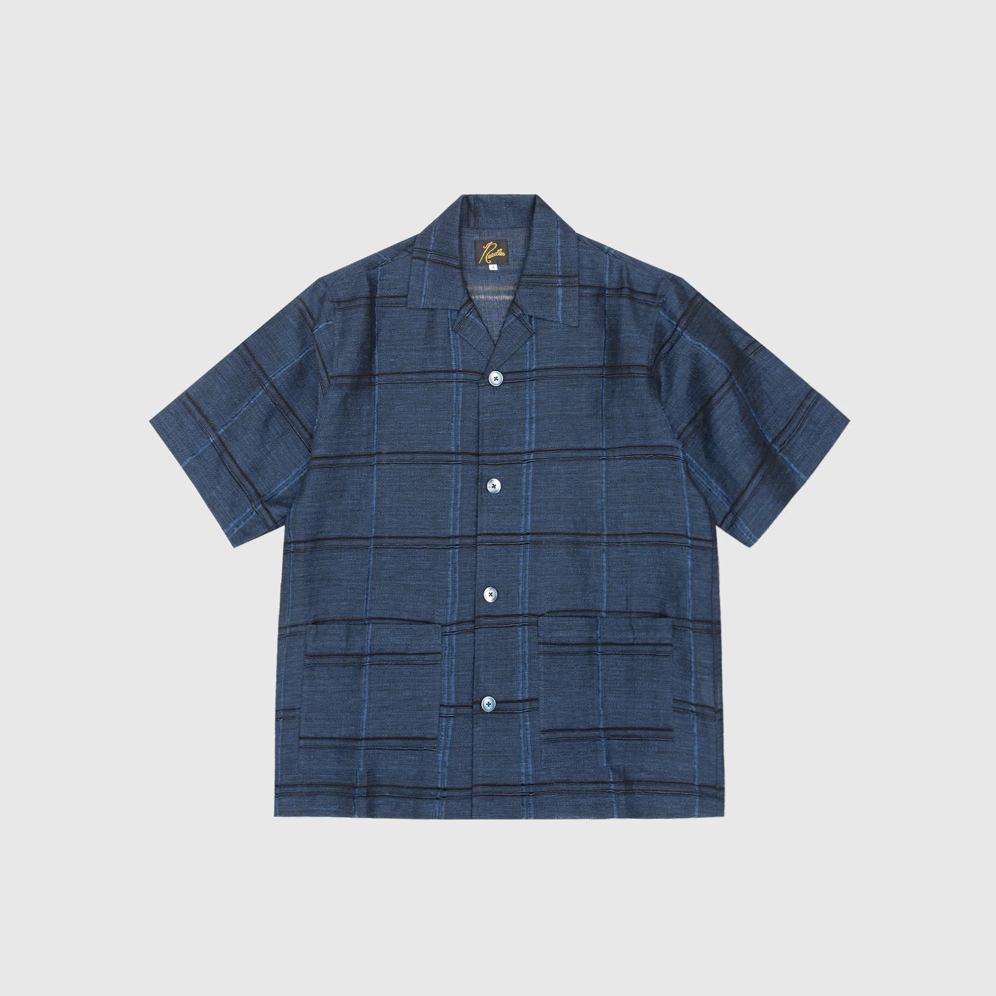 PLAID JACQUARD CABANA SHIRT