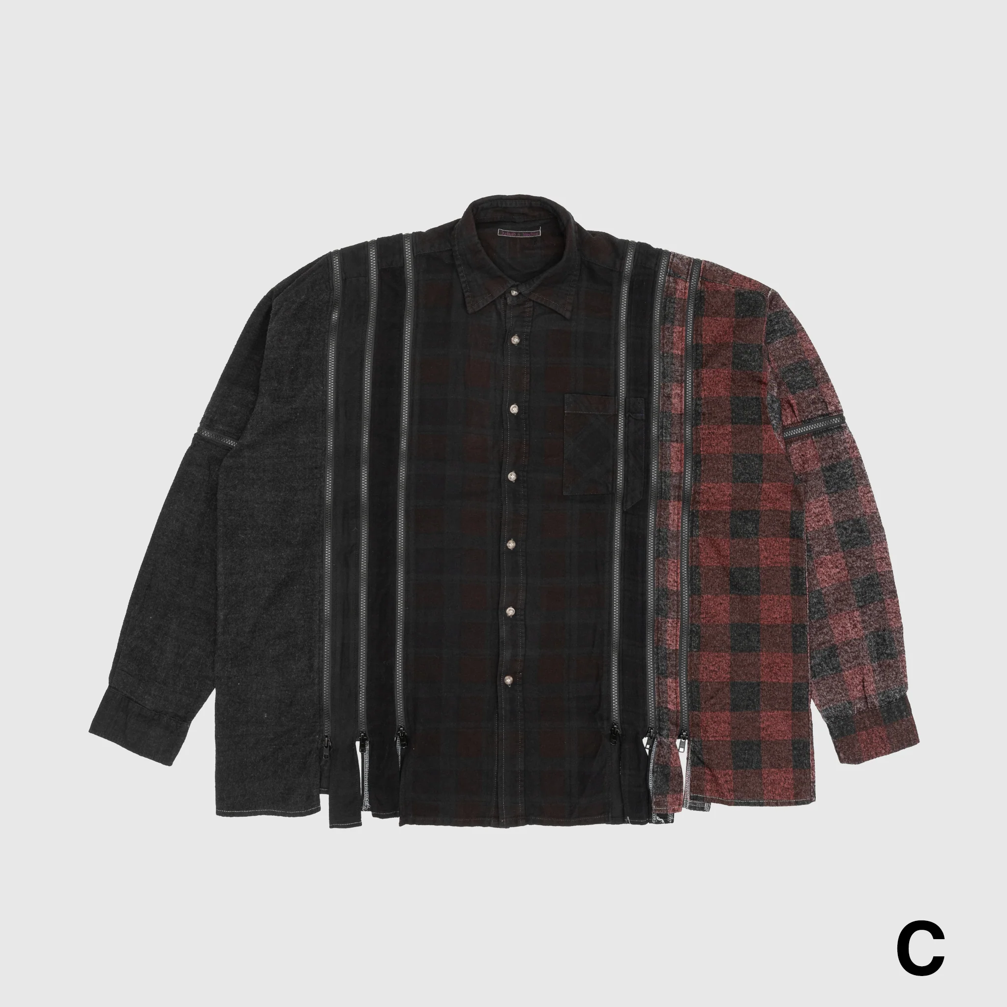REBUILD BY NEEDLES 7 CUTS ZIPPED WIDE SHIRT - Image 10