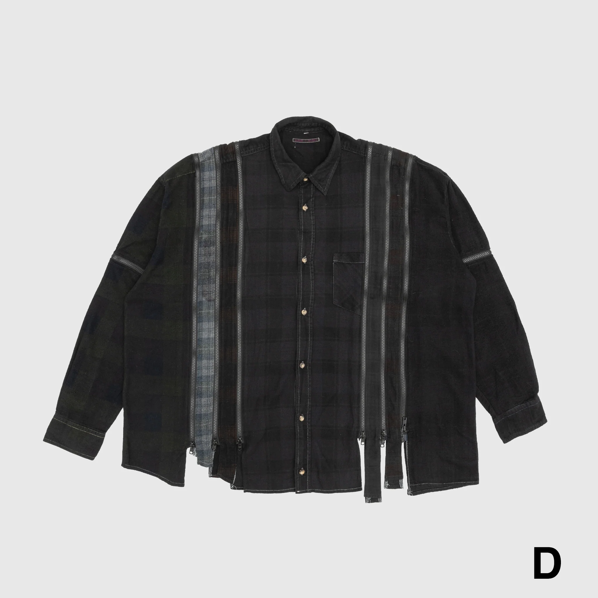 REBUILD BY NEEDLES 7 CUTS ZIPPED WIDE SHIRT - Image 11