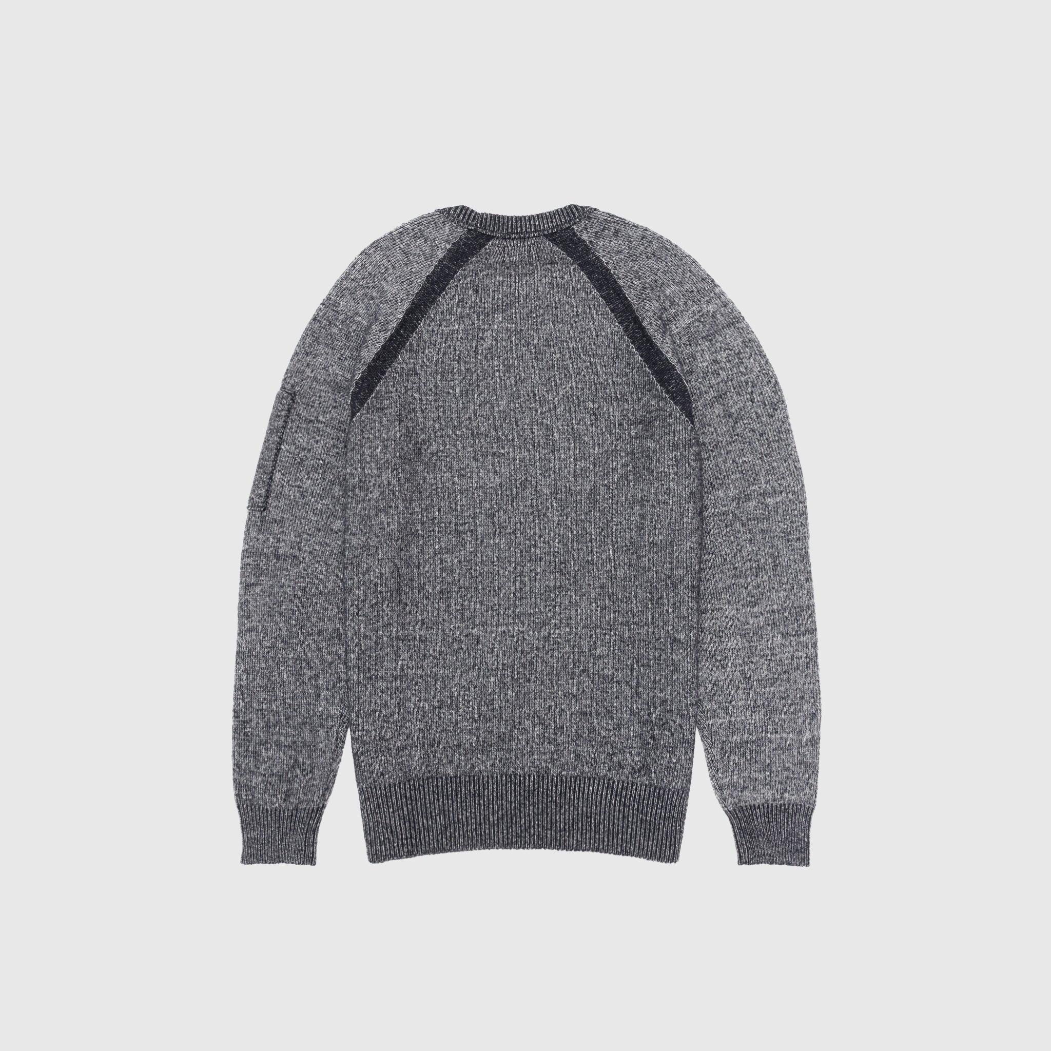 FLEECE CREWNECK KNIT SWEATER - Image 4