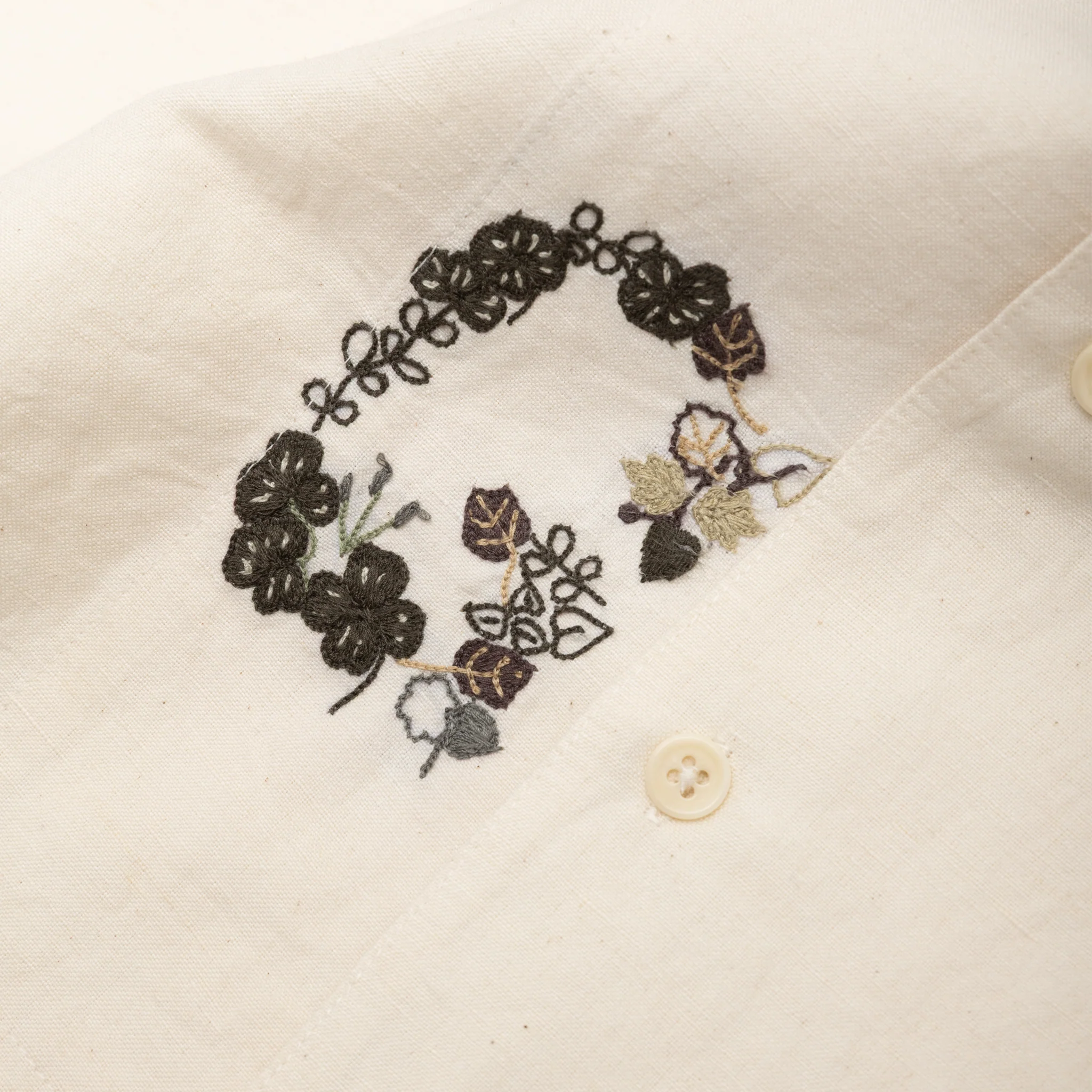 GREETINGS S/S SHIRT "CLOVER EMBROIDERY" - Image 4