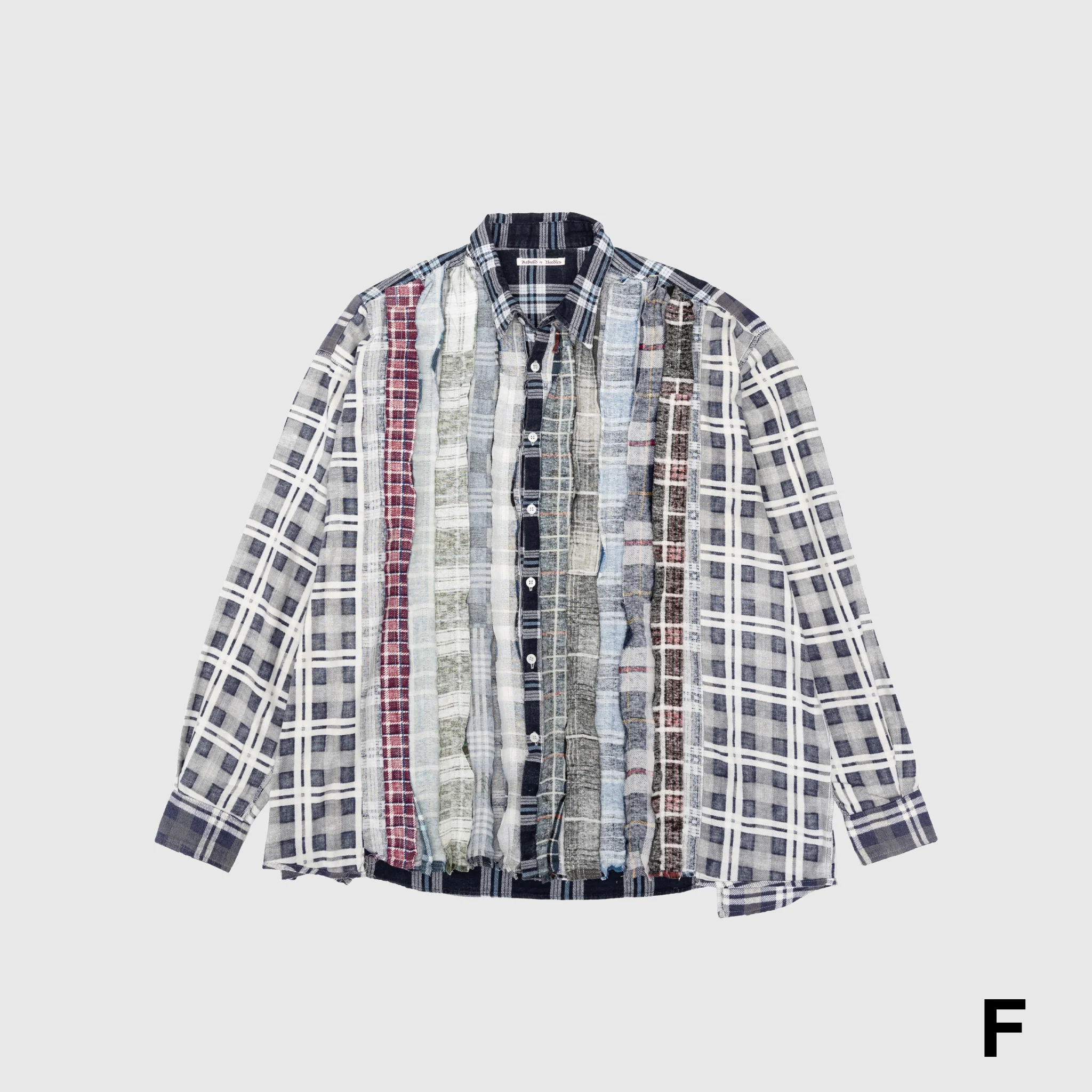 REBUILD BY NEEDLES I.O 7 CUTS WIDE FLANNEL SHIRT - Image 13