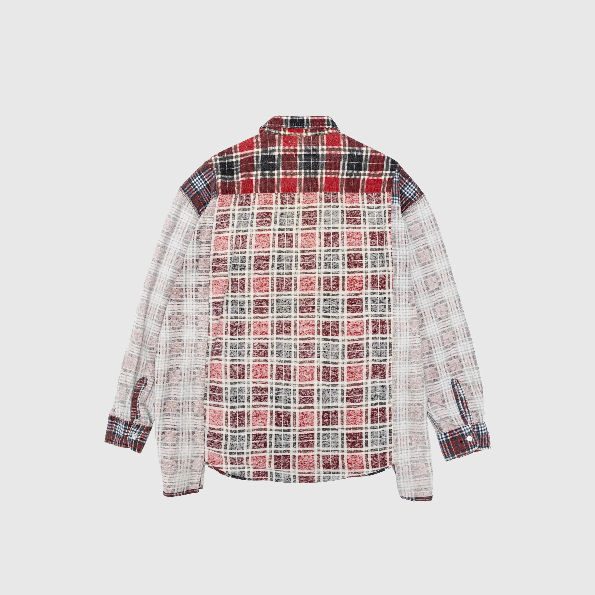 REBUILD BY NEEDLES I.O 7 CUTS WIDE FLANNEL SHIRT - Image 6