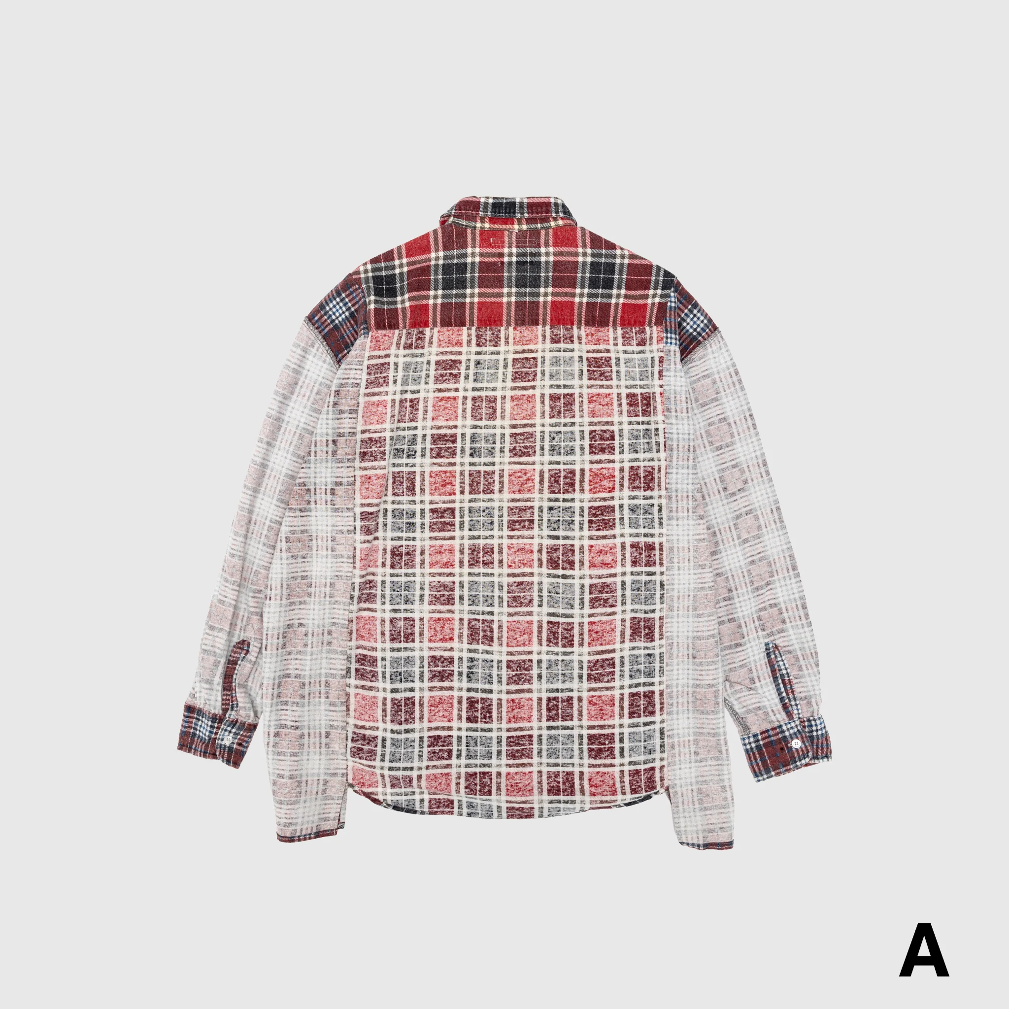 REBUILD BY NEEDLES I.O 7 CUTS WIDE FLANNEL SHIRT - Image 8