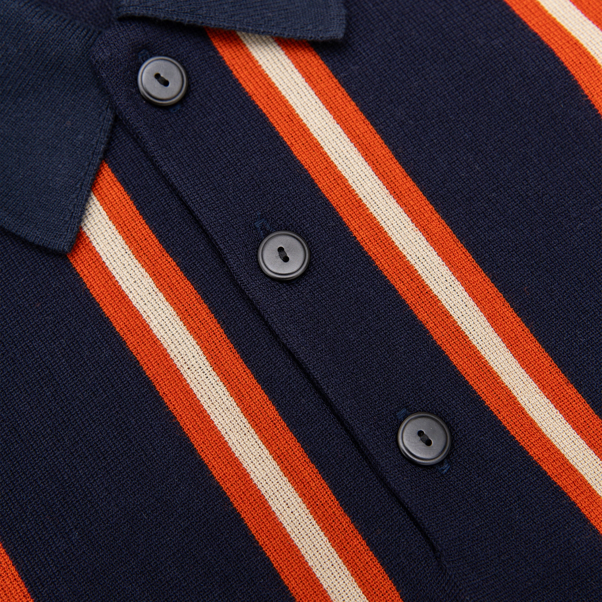 KNIT L/S STRIPED POLO - Image 4