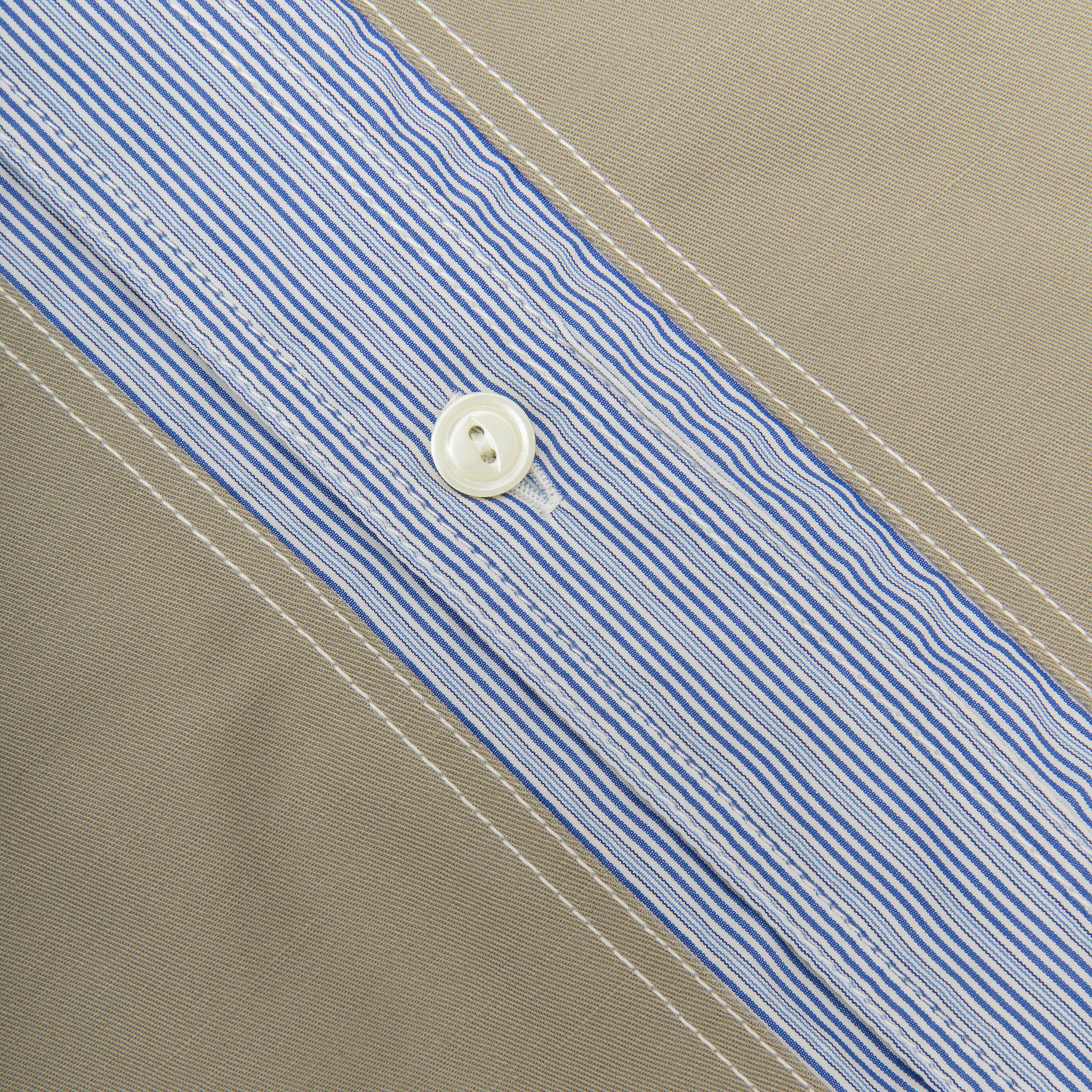 COTTON STRIPED PANELLED SHIRT - Image 4