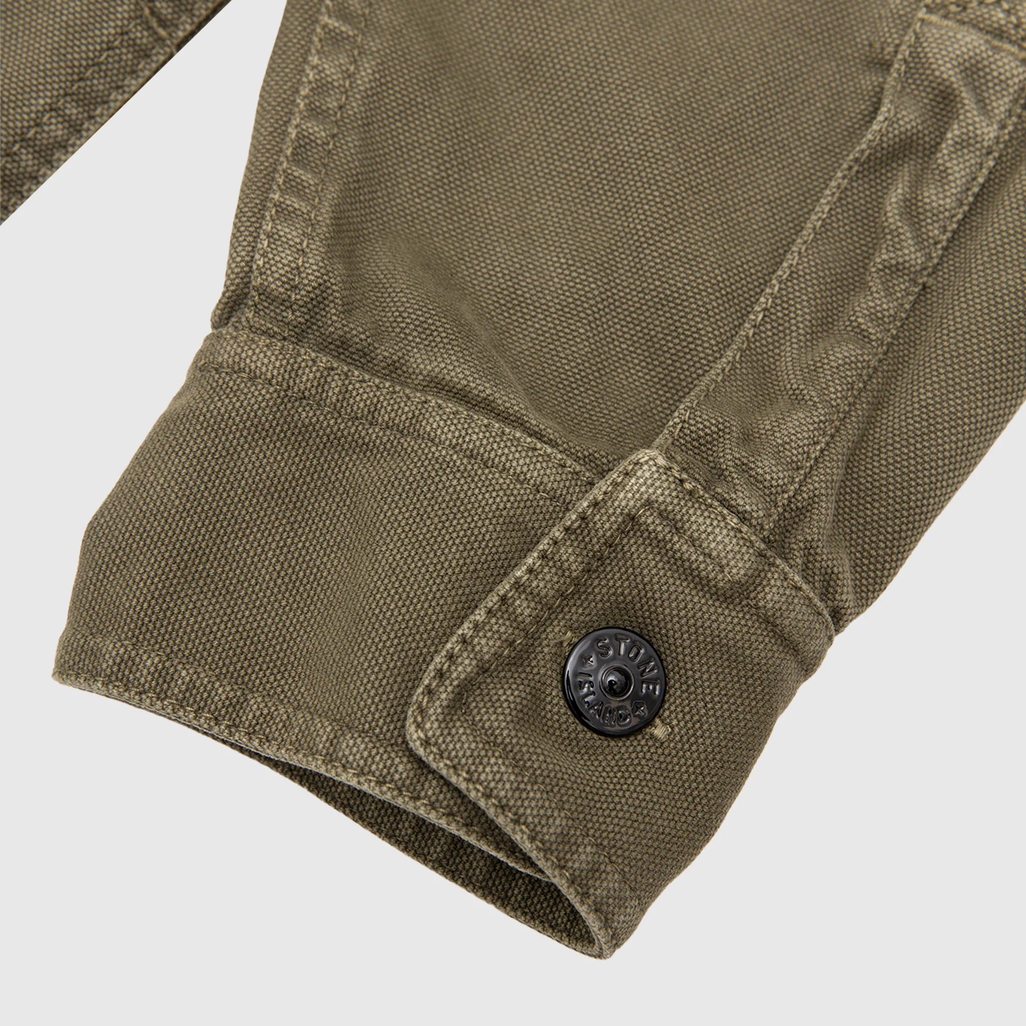 ORGANIC PANAMA COTTON 'OLD' EFFECT OVERSHIRT - Image 6