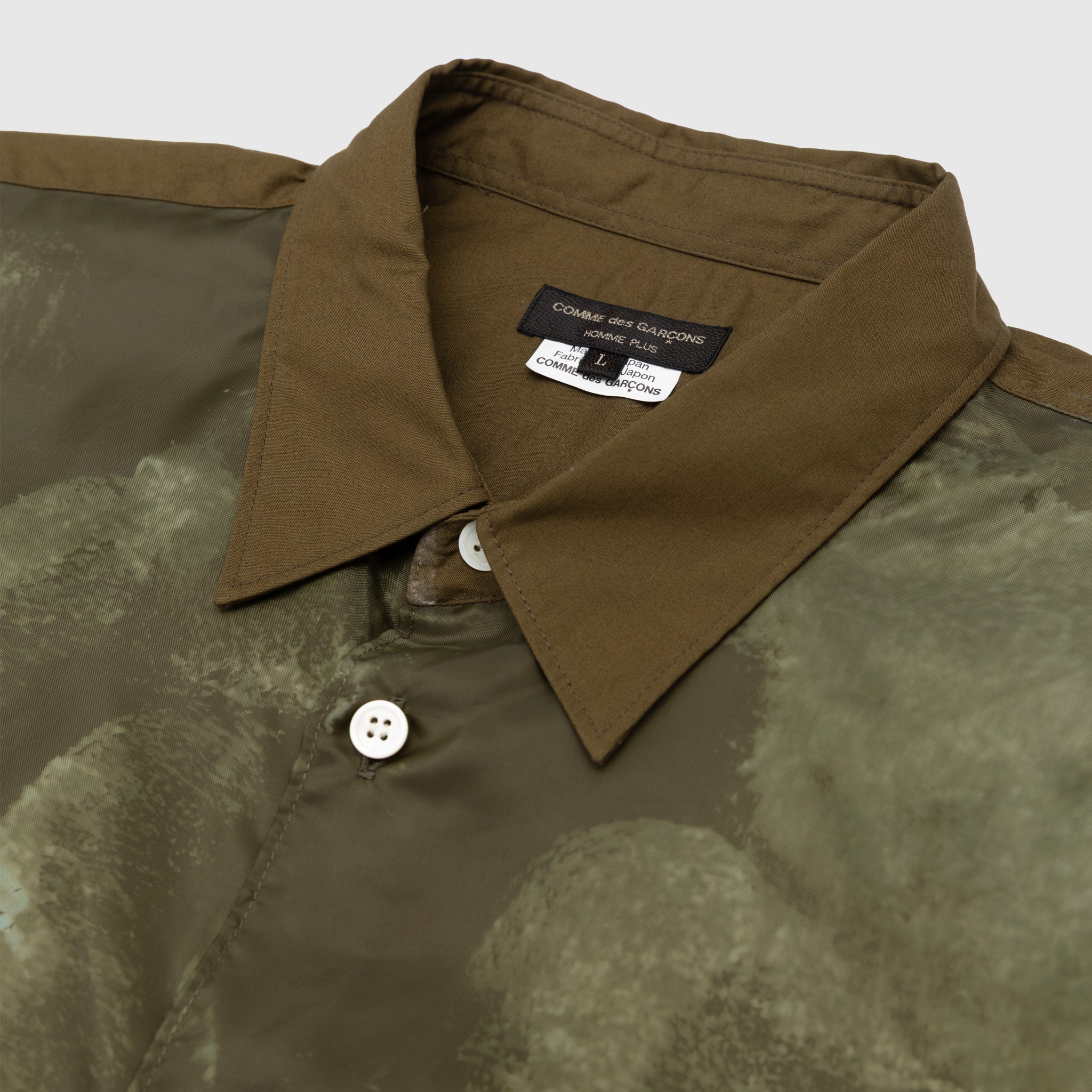 POLYESTER TAFFETA x COTTON BROAD GARMENT SHIRT - Image 2