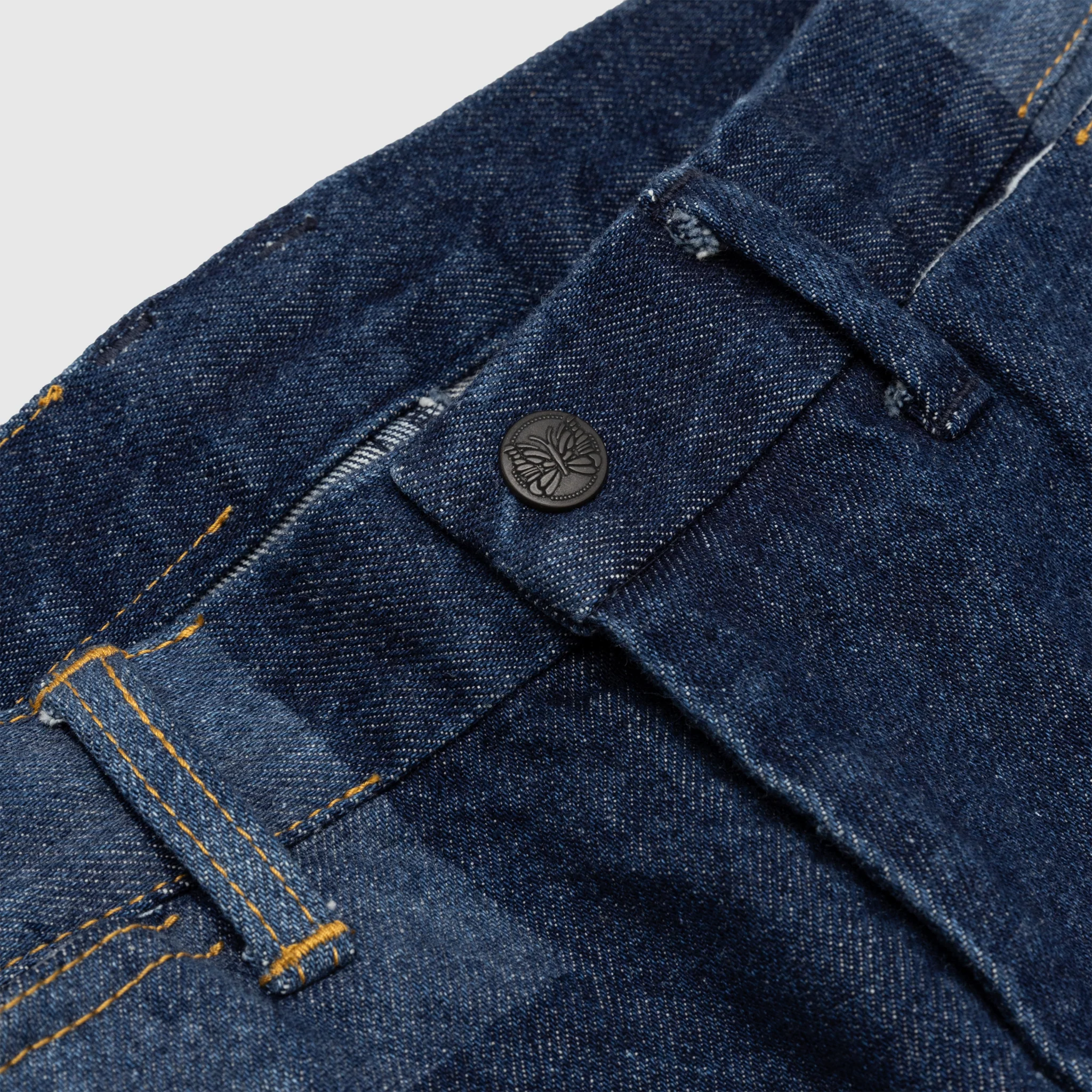 14OZ GLITCH STITCH STRAIGHT DENIM - Image 4