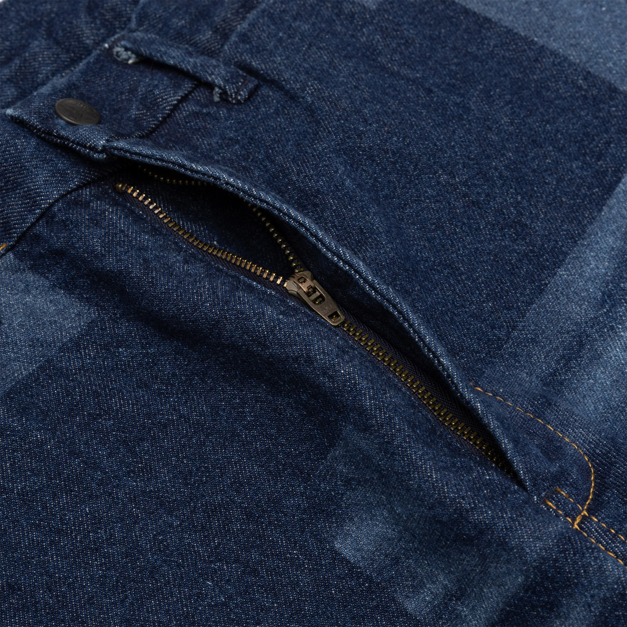 14OZ GLITCH STITCH STRAIGHT DENIM - Image 5