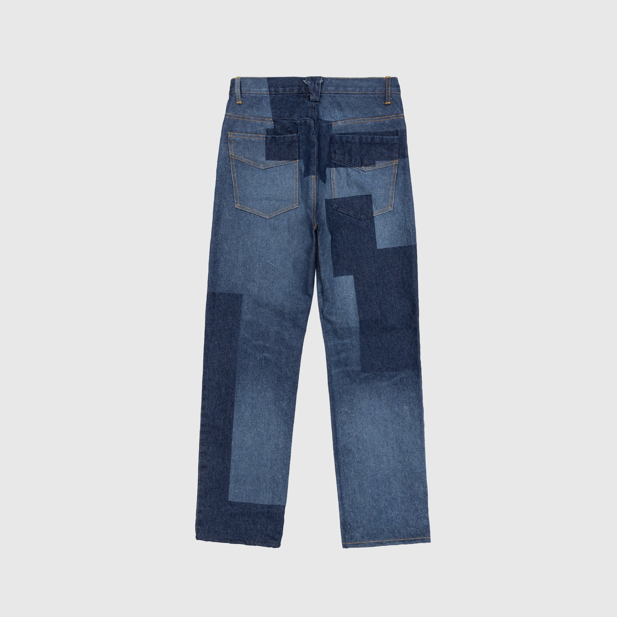 14OZ GLITCH STITCH STRAIGHT DENIM - Image 8