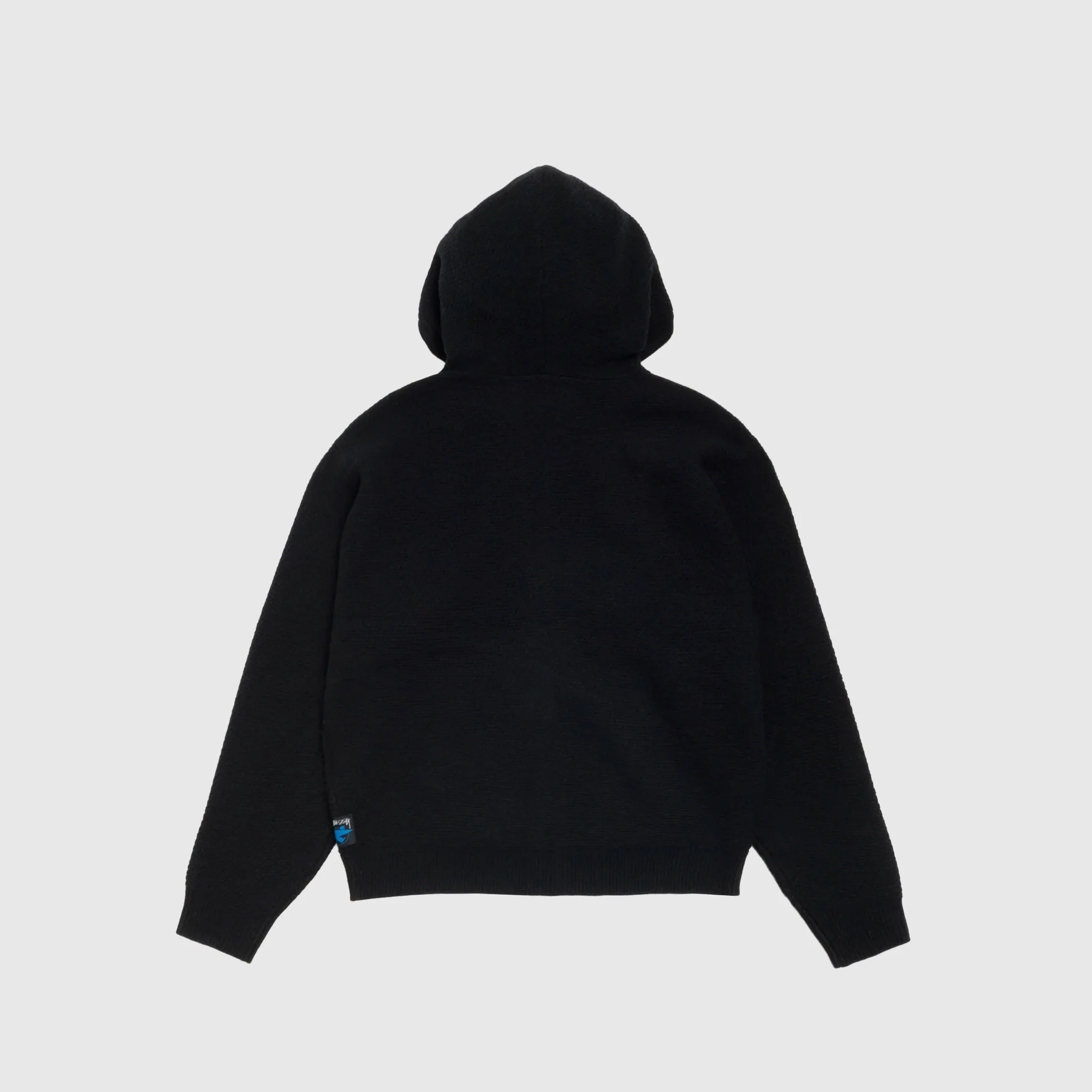 TEXTURED ZIP HOODED SWEATER - Image 2