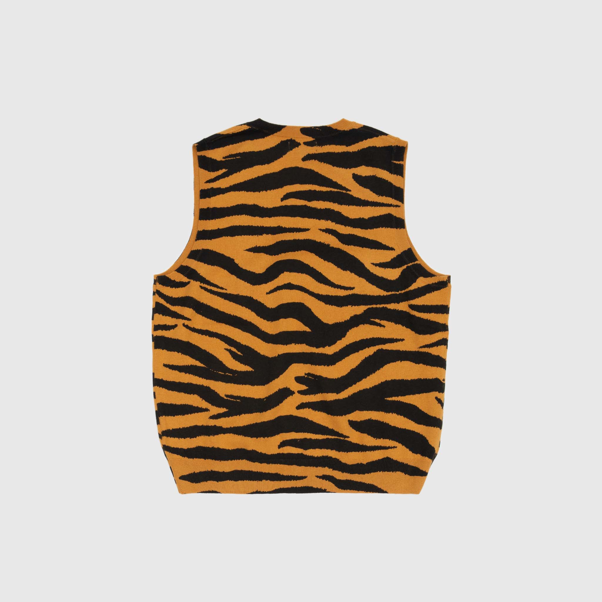 TIGER PRINTED SWEATER VEST - Image 3