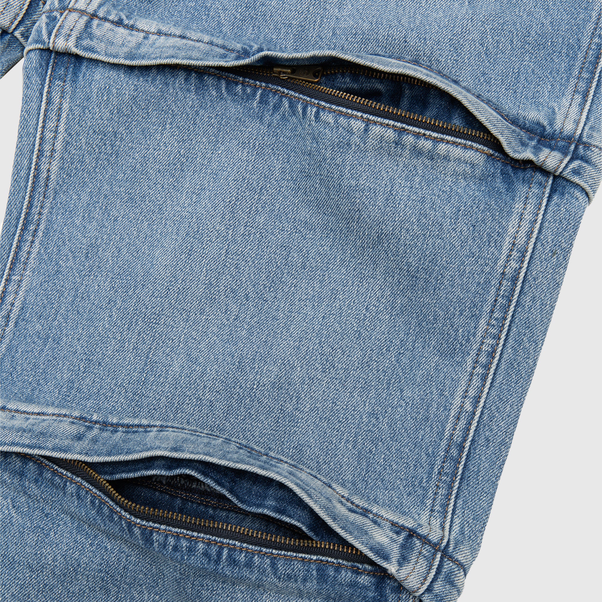 TIMBERLAND X BEAMS DENIM CARPENTER ZIP-OFF PANT - Image 12