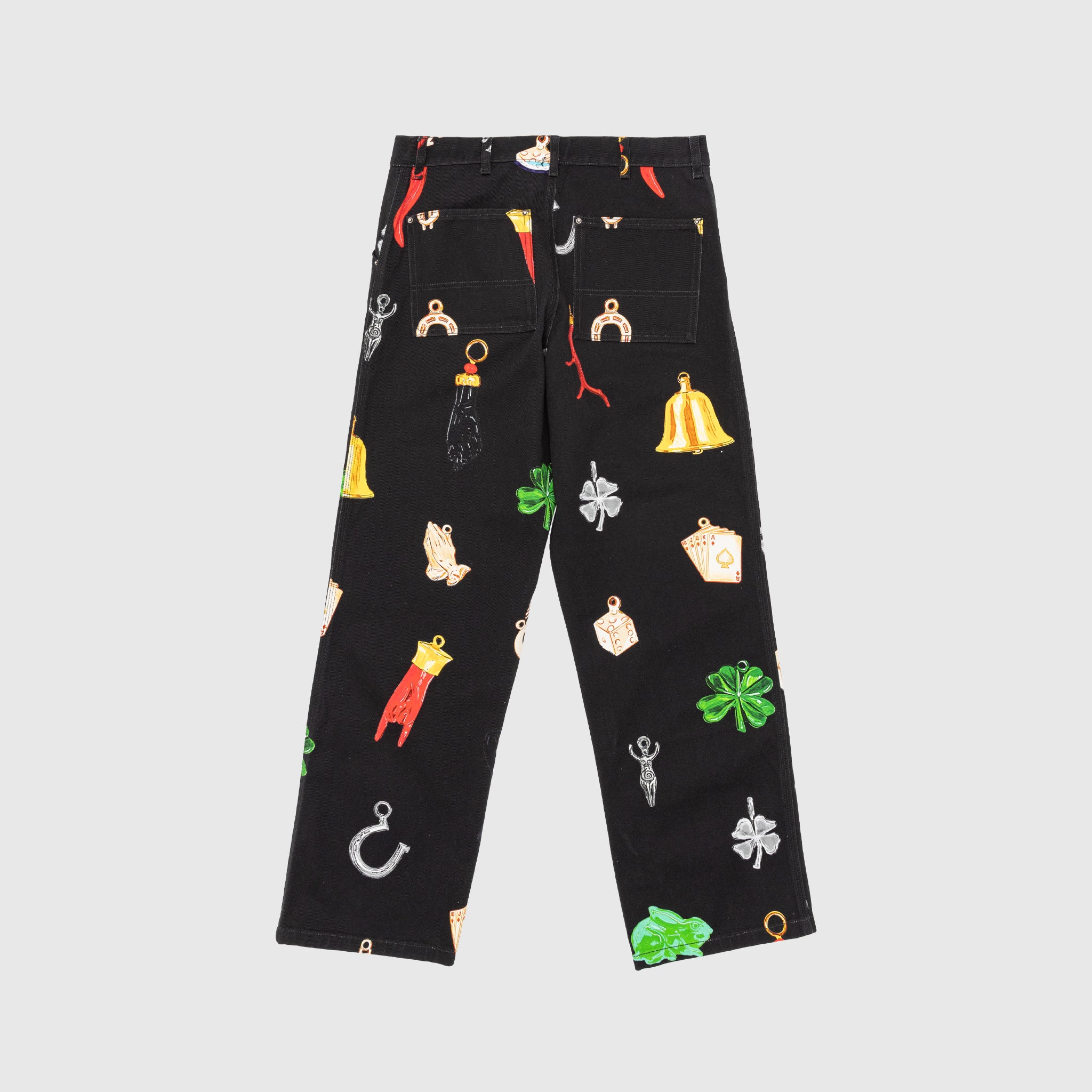 CHARM PRINT DENIM PANTS - Image 6
