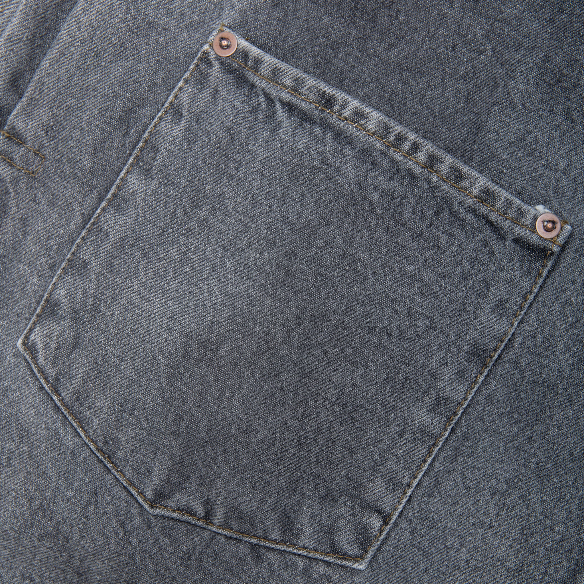 VINTAGE GRAY DENIM JACKET - Image 5