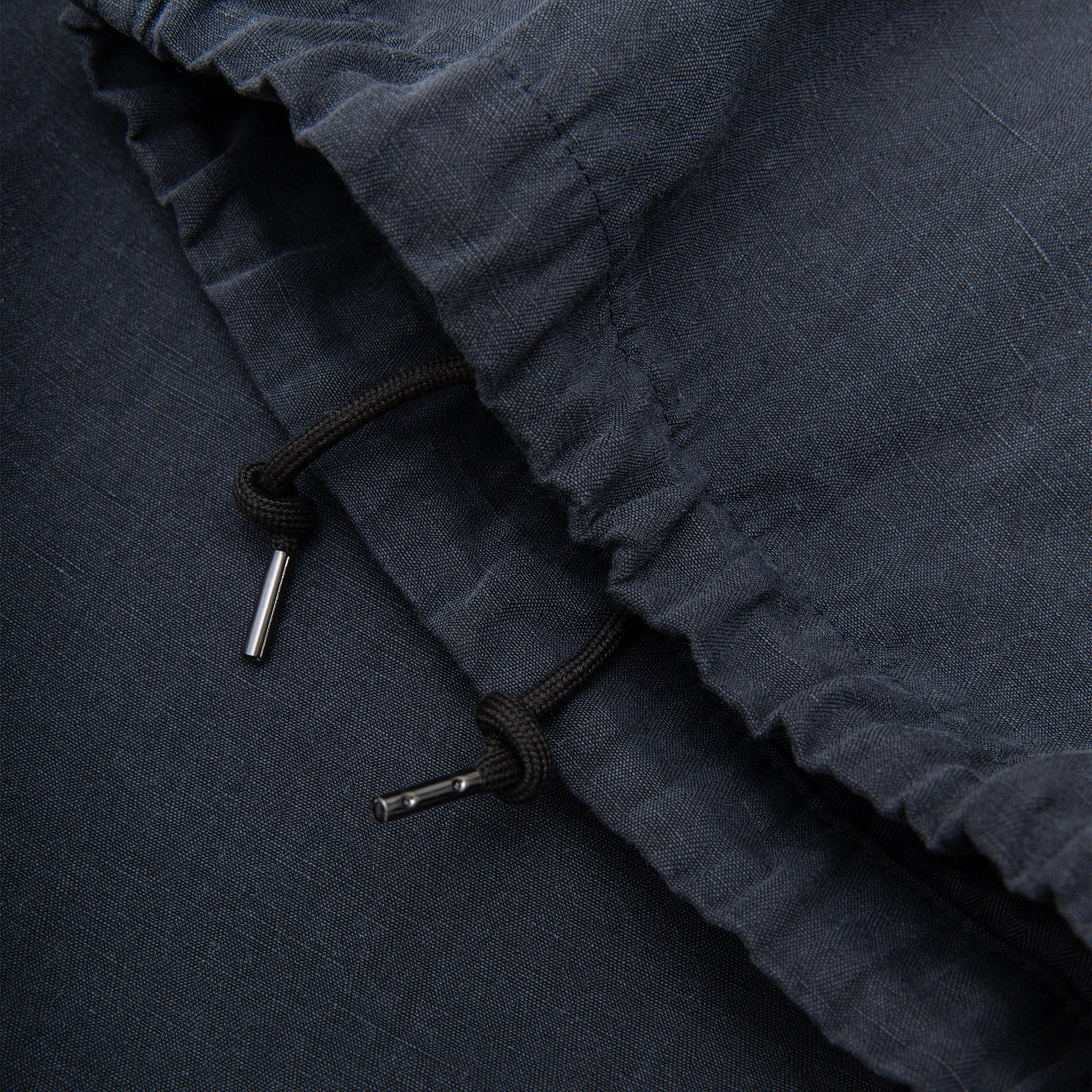 WASHED COTTON SILK LINEN HBT M-51 OVER PANTS - Image 8