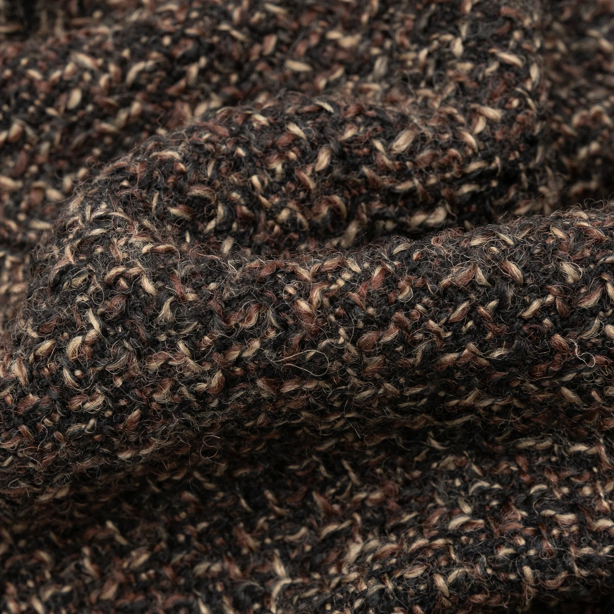WOOL TWEED BOUCLE BUCKET HAT - Image 2